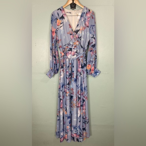 Yumi Kim Blue Floral Maxi Dress - Picture 2 of 7